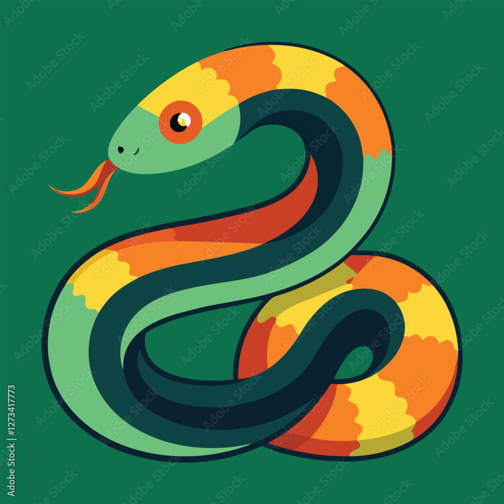 Fototapeta premium snake vector