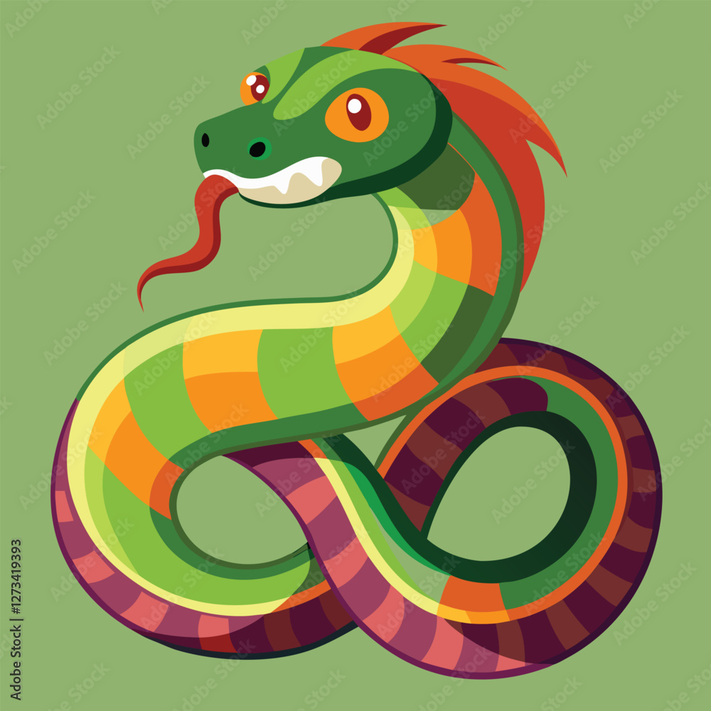 Fototapeta premium snake vector