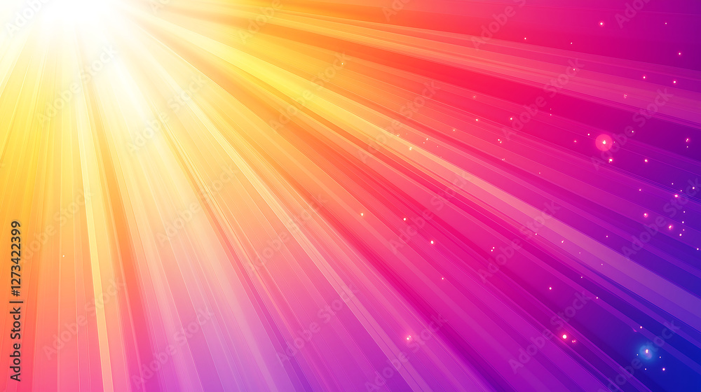 Obraz premium Vibrant Light Burst Abstract Background for Energy, Celebration & Digital Design | Ideal for Websites & Branding, digital design, event promotions, website backgrounds, festival themes, celebration