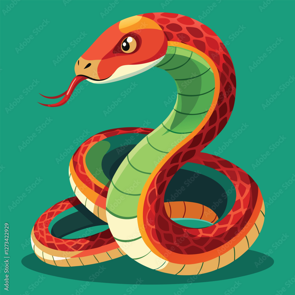 Fototapeta premium snake vector