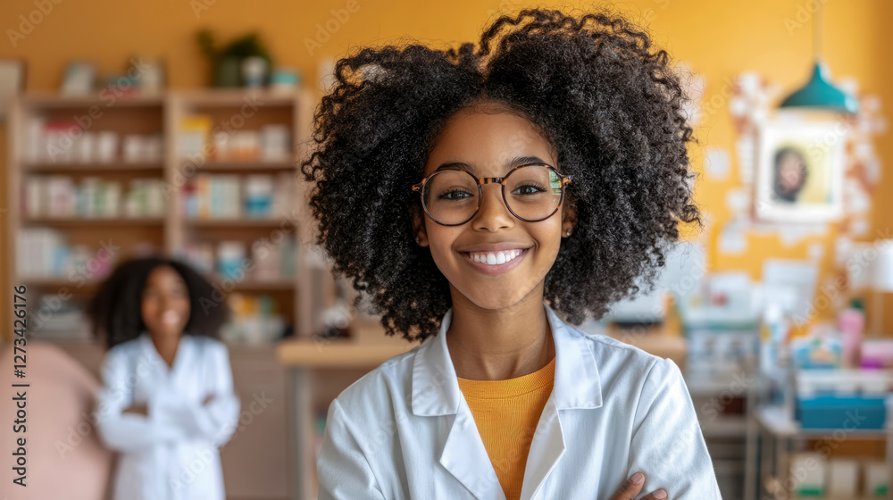A Smiling Young Pharmacist at Work A Smiling Young Pharmacist at Work