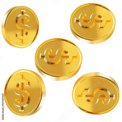 golden dollar signs