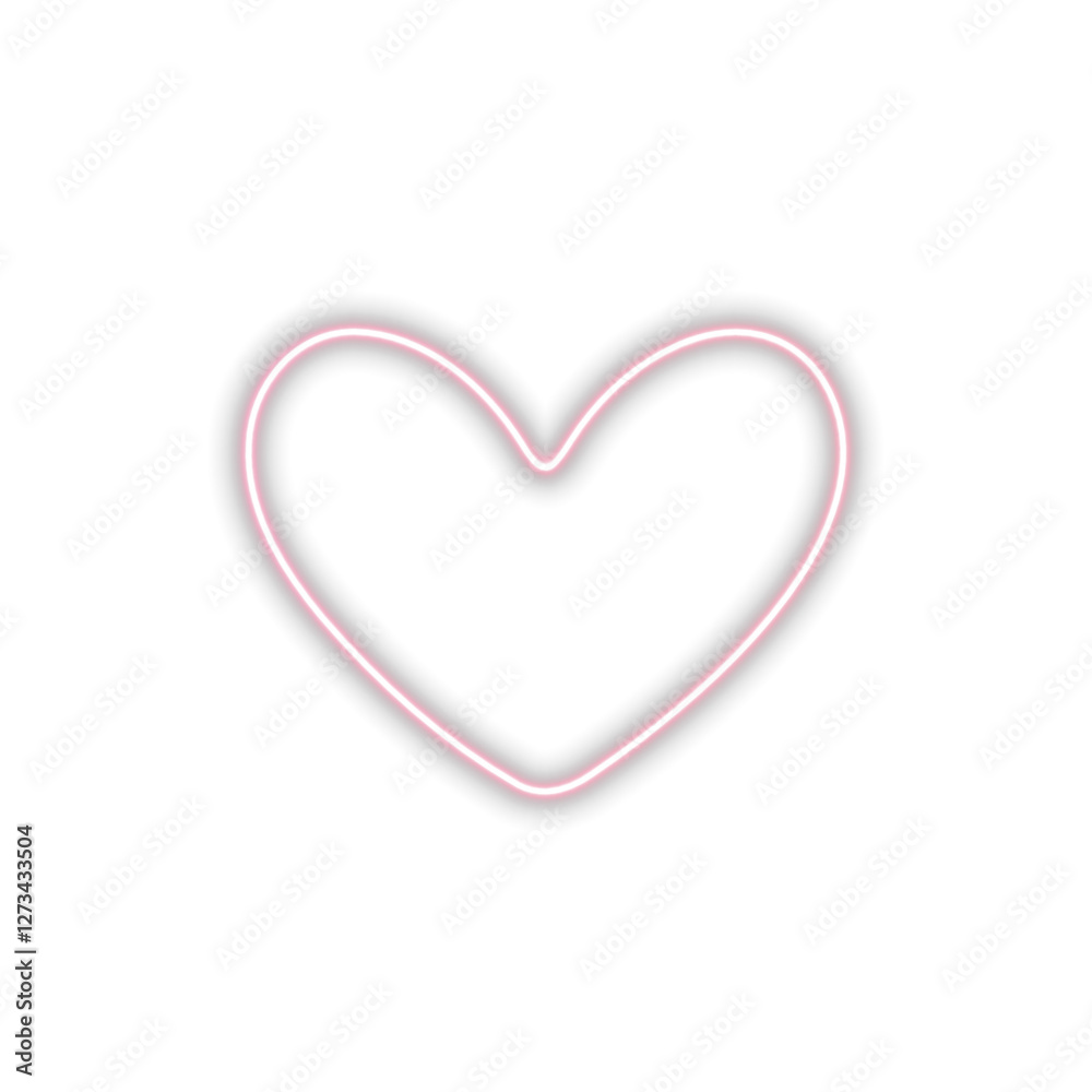 glowing neon love symbol with a bright and romantic design. Perfect for Valentine’s Day, romance, decorations, and night club themes. A modern abstract element with a vibrant red glow. glowing neon love symbol with a bright and romantic design. Perfect for Valentine’s Day, romance, decorations, and night club themes. A modern abstract element with a vibrant red glow.