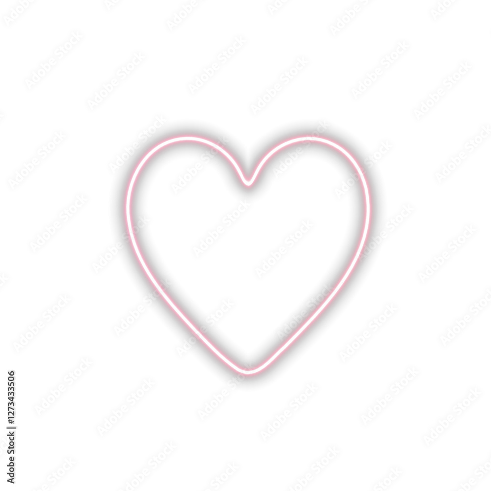 glowing neon love symbol with a bright and romantic design. Perfect for Valentine’s Day, romance, decorations, and night club themes. A modern abstract element with a vibrant red glow. glowing neon love symbol with a bright and romantic design. Perfect for Valentine’s Day, romance, decorations, and night club themes. A modern abstract element with a vibrant red glow.