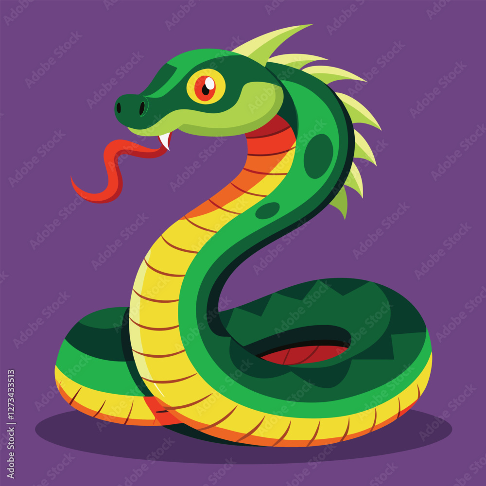 Naklejka premium snake vector