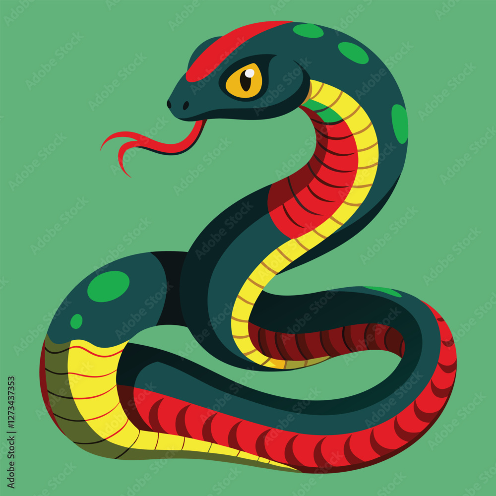 Fototapeta premium snake vector