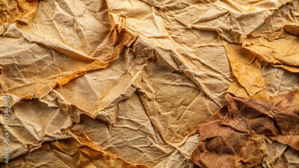 Torn Recycled Paper Texture Background - Craft Design Element Torn Recycled Paper Texture Background - Craft Design Element