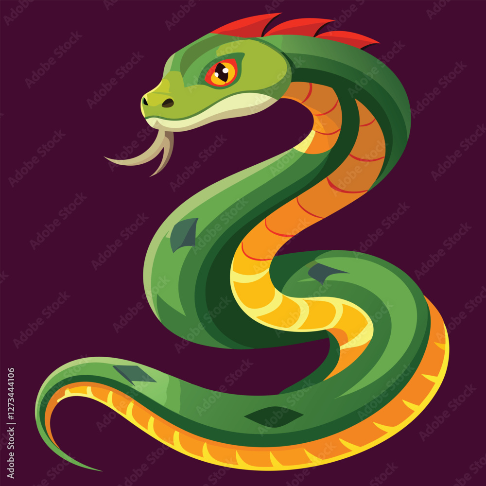 Fototapeta premium snake vector