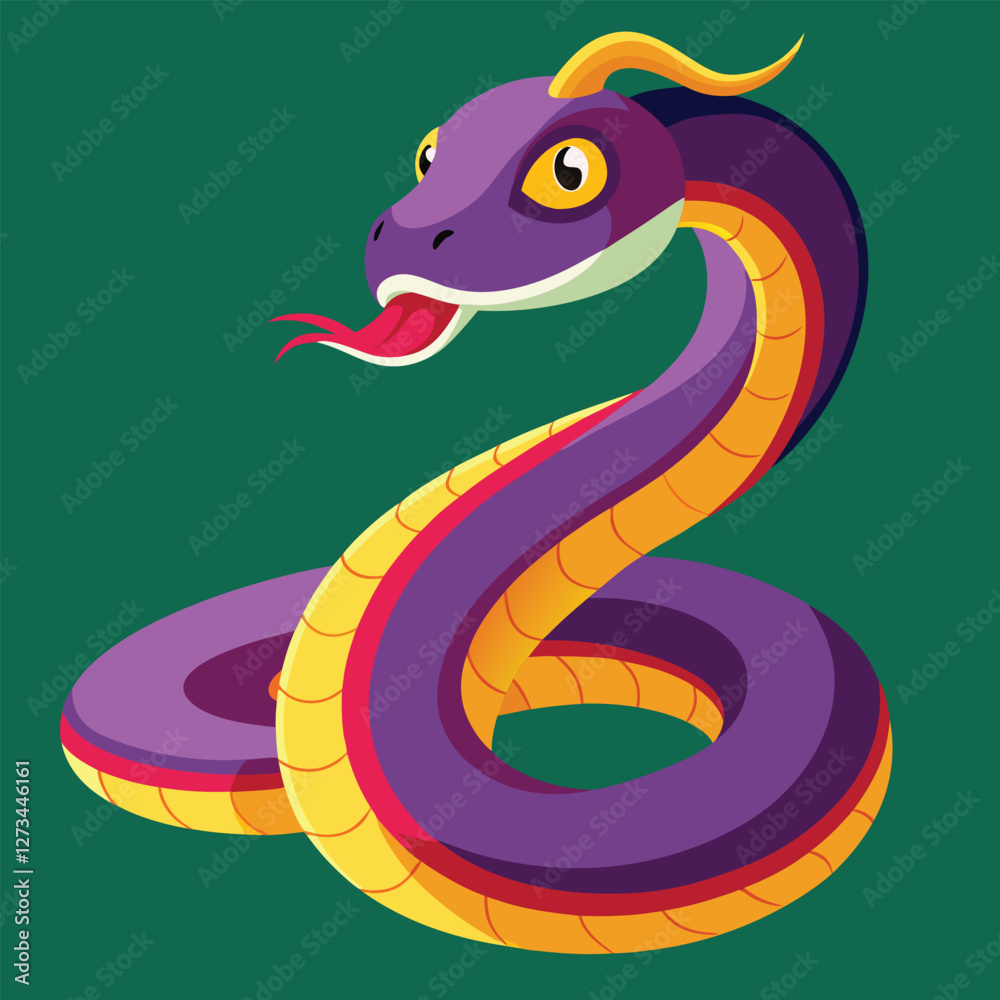 Fototapeta premium snake vector