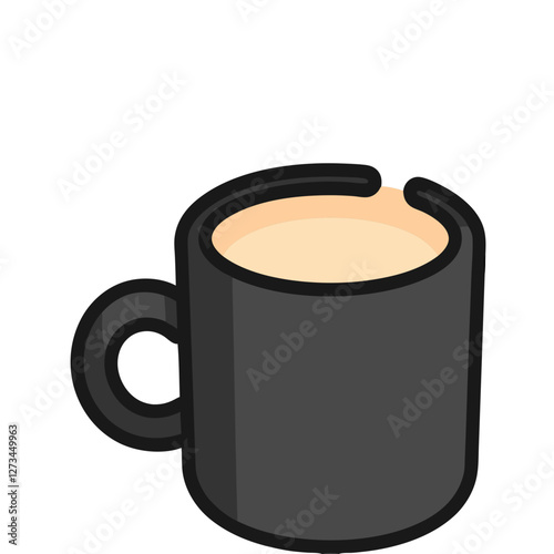 cup of coffee with milk