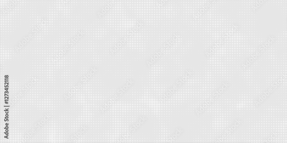 Naklejka premium Dot white gray wave light technology texture background. Abstract big data digital concept.