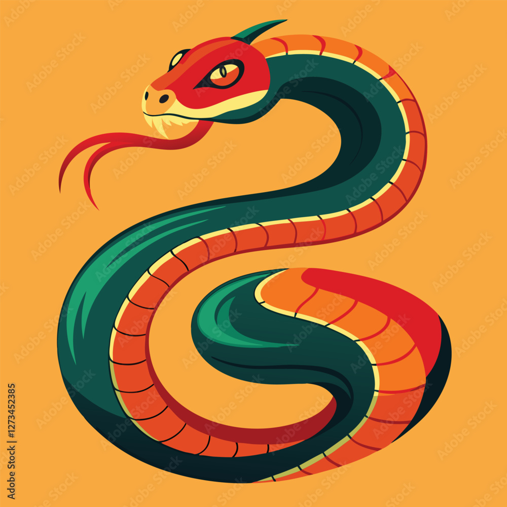 Fototapeta premium snake vector