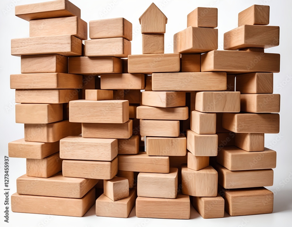 Stack of Wooden Blocks