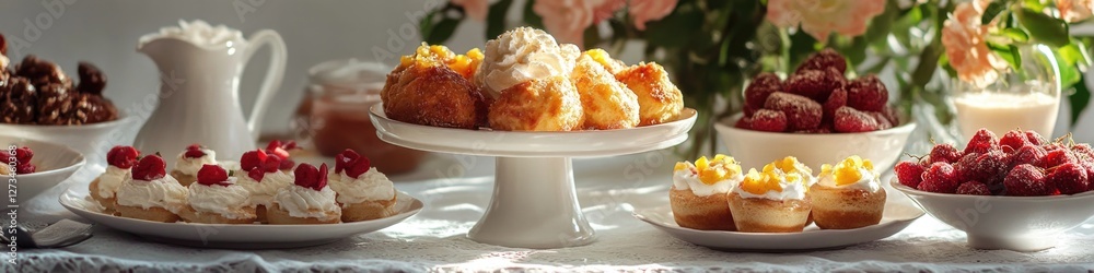 Variety of sweet treats on display