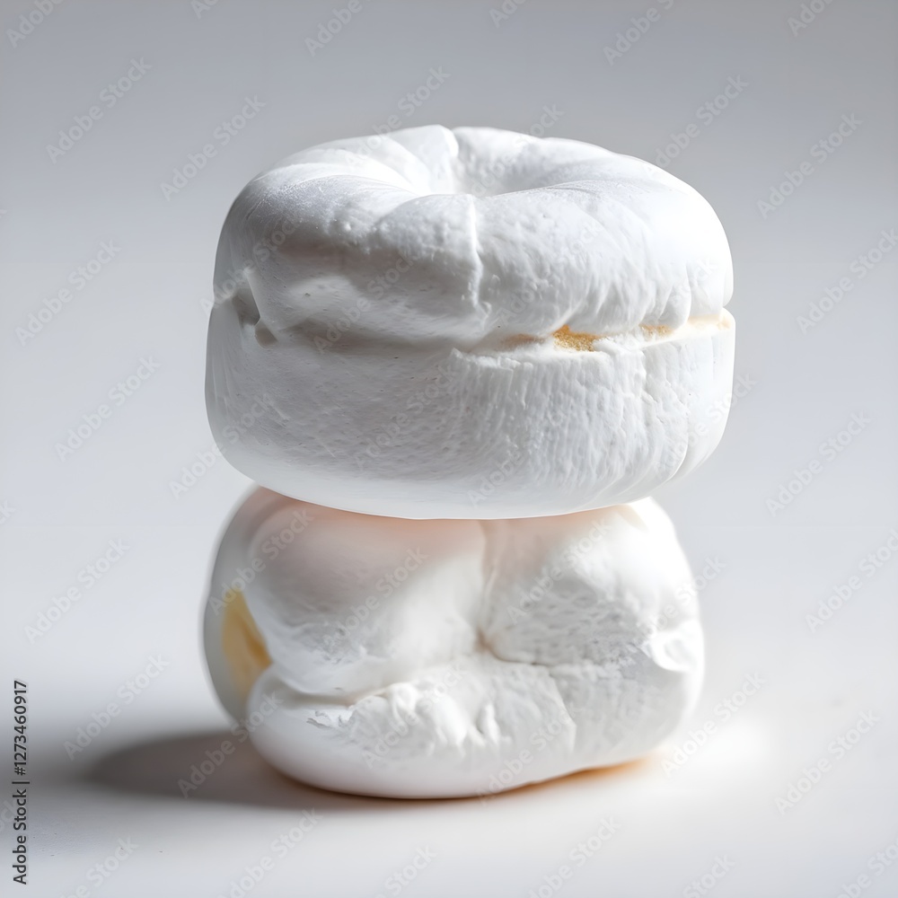 Obraz premium Stack of White Marshmallows