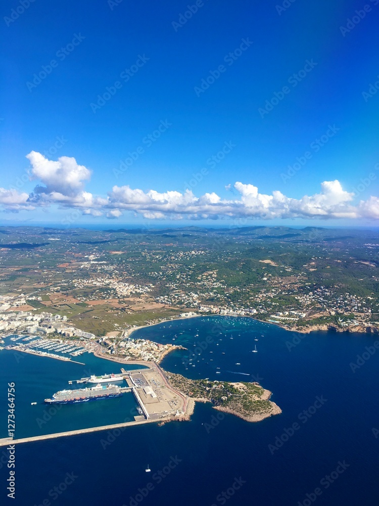 Obraz premium Ibiza from the sky