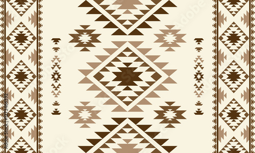 Southwest Aztec geometric Native American Mexican Navajo tribal ethnic boho indian texture ornament seamless pattern fabric colorful design vector for woven textile printing blanket rug carpet fashion