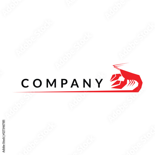 lobster logo icon vector illustration