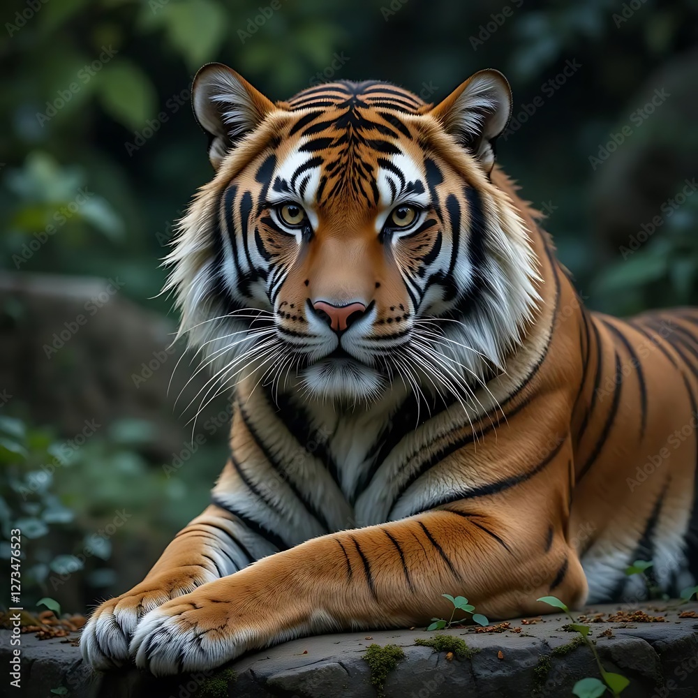 Obraz premium tiger in the zoo