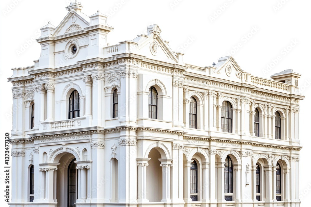 A historic landmark with a prominent clock tower, suitable for use in historical or architectural contexts A historic landmark with a prominent clock tower, suitable for use in historical or architectural contexts