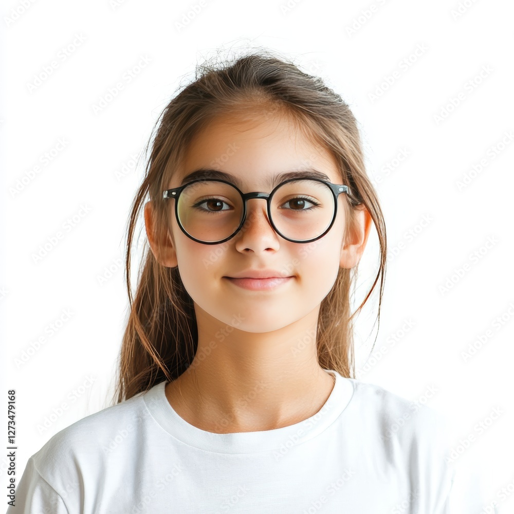Obraz premium young woman wearing glasses