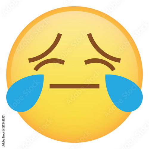 Expressionless With Tears Of Joy Face Emoji