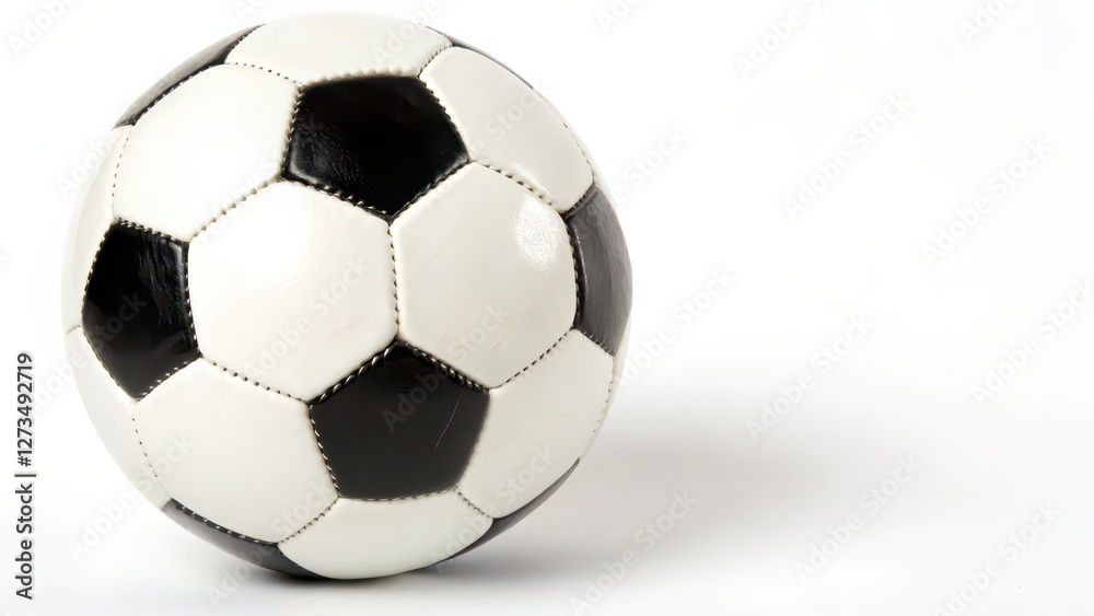 Fototapeta premium Soccer Ball on White Background