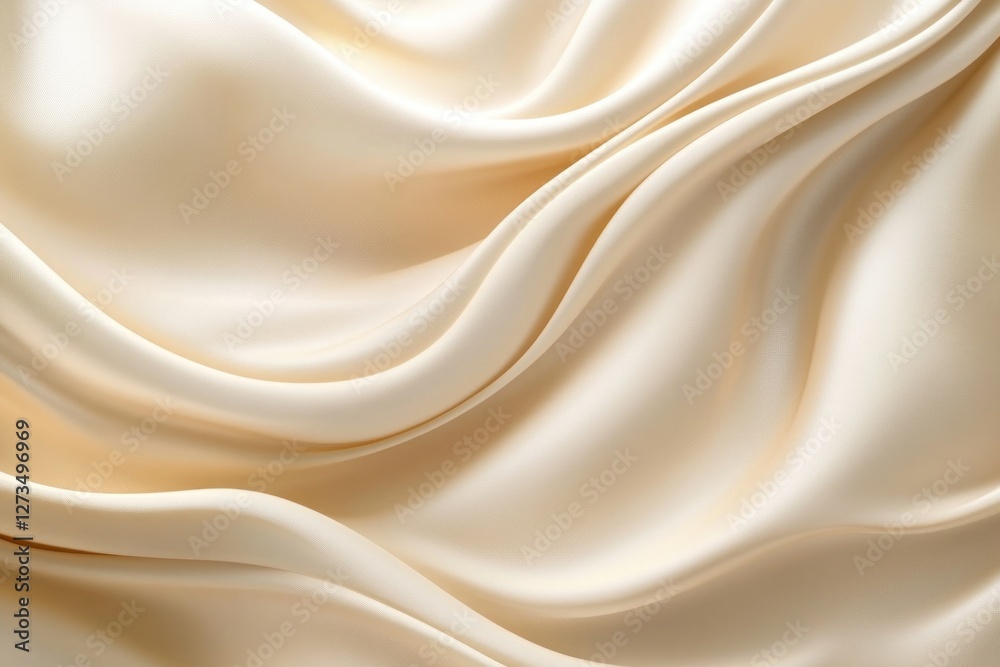 A close-up view of a white cloth with folds, great for demonstrating fabric texture or textile design A close-up view of a white cloth with folds, great for demonstrating fabric texture or textile design