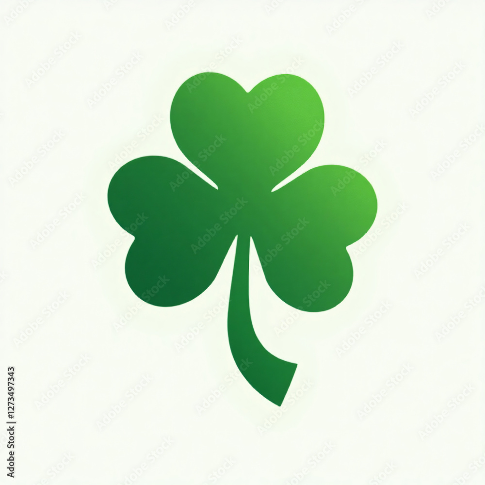 Vibrant three-leaf clover graphic for St. Patrick's Day. Vibrant three-leaf clover graphic for St. Patrick's Day.