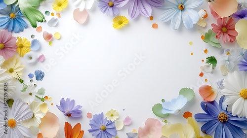 Colorful floral aesthetic