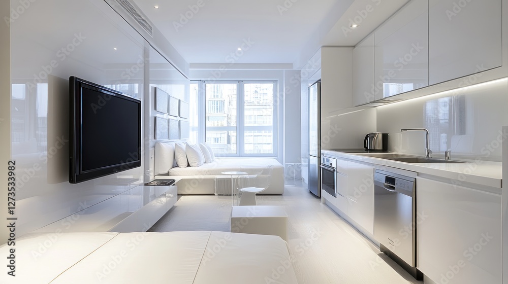 Modern Minimalist White Apartment Interior Design Modern Minimalist White Apartment Interior Design