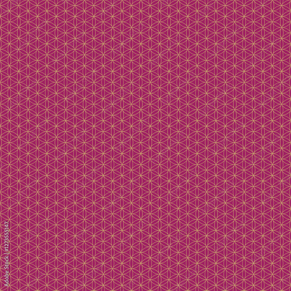 The Flowers of Life Geometric Seamless Pattern Digital Paper – Sacred Geometry Background The Flowers of Life Geometric Seamless Pattern Digital Paper – Sacred Geometry Background