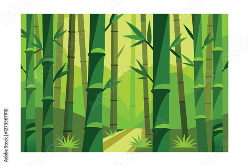 bamboo vector illustration