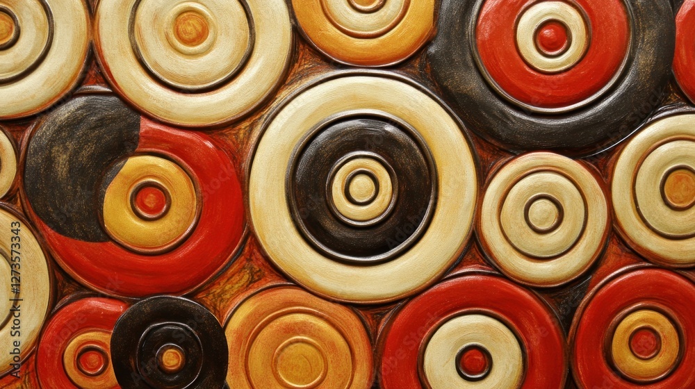 Abstract Concentric Circles Wall Art Design Abstract Concentric Circles Wall Art Design