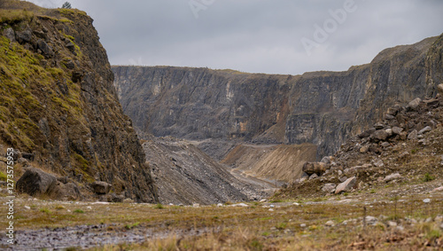 Deep Rake disused open cast Fluorspar quarry