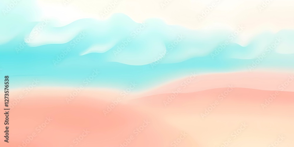 Pastel Abstract Waves Depicting Gentle Fluidity and Gradual Color Shifts Pastel Abstract Waves Depicting Gentle Fluidity and Gradual Color Shifts