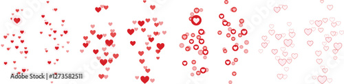 Vector Set of Like Icons in Round Shape. Social Media Thumbs Up Pack. Flat Design UI Elements for Web and App