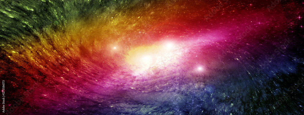 galaxy in a free space.