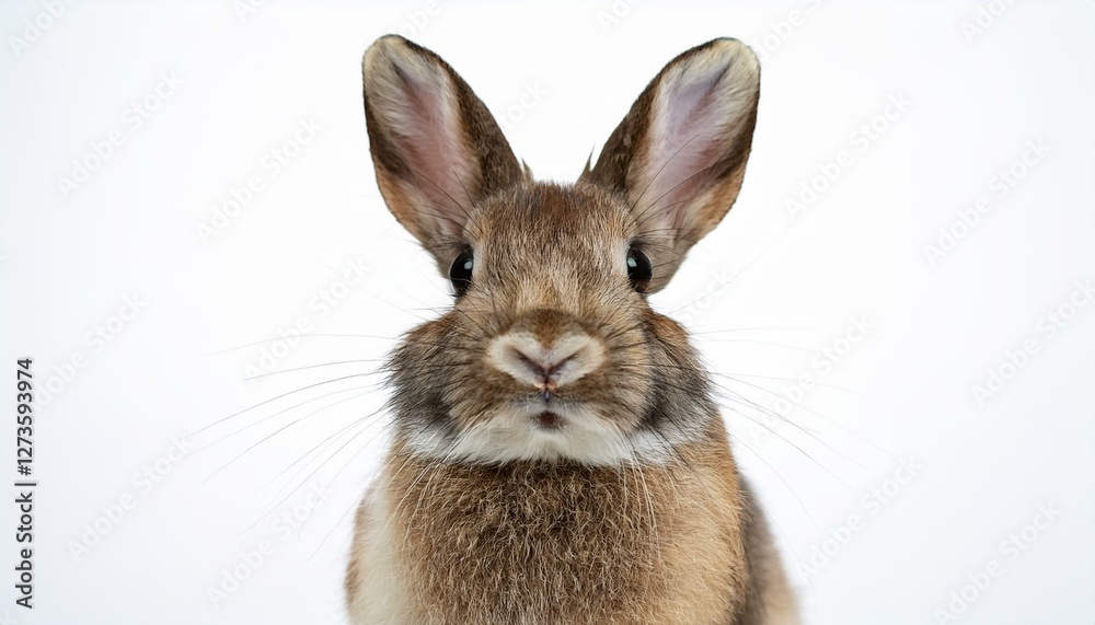 Obraz premium ふわふわの毛並みと可愛らしいウサギ