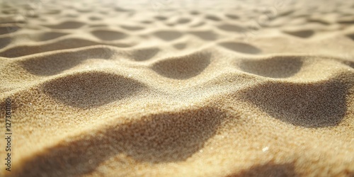 A mesmerizing close-up of layered sand: light golden hues at the top seamlessly transition to rich dark browns below, revealing intricate textures that dance beneath your gaze.   photo
