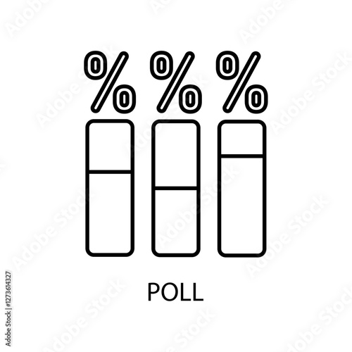Icon a poll, isolated against a clean background.
