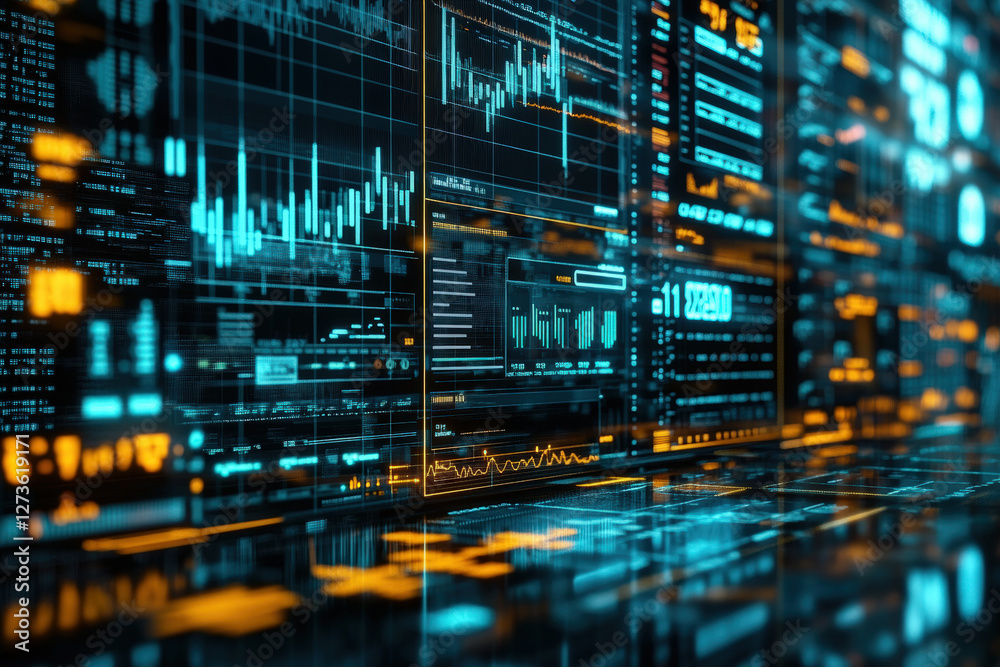 Digital Financial Data Visualization with Charts and Graphs Digital Financial Data Visualization with Charts and Graphs