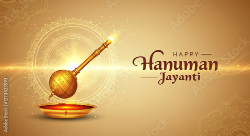 Hanuman Jayanti with Mace and Glow photo