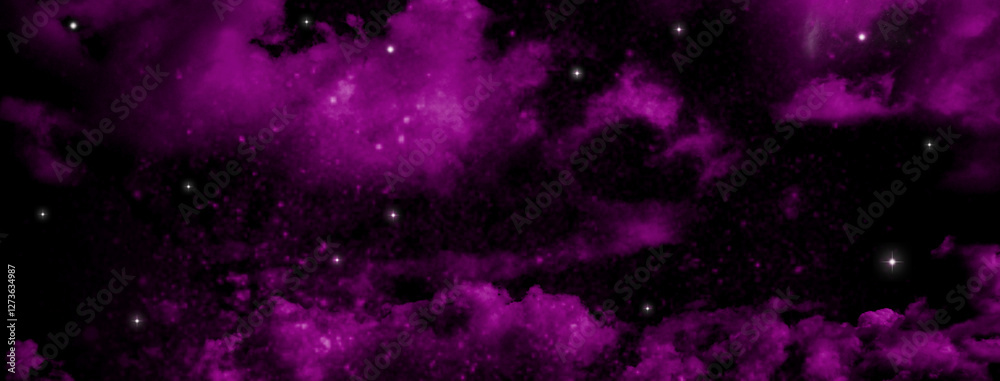 galaxy in a free space.