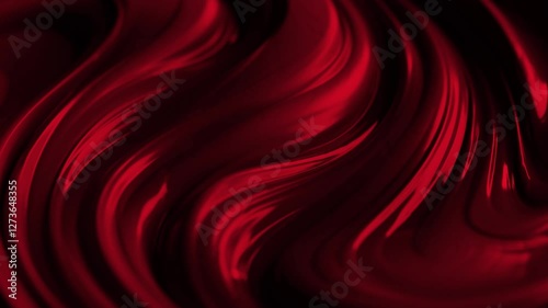 Red Liquid Wavy Background Animation Black Screen Title Animation
