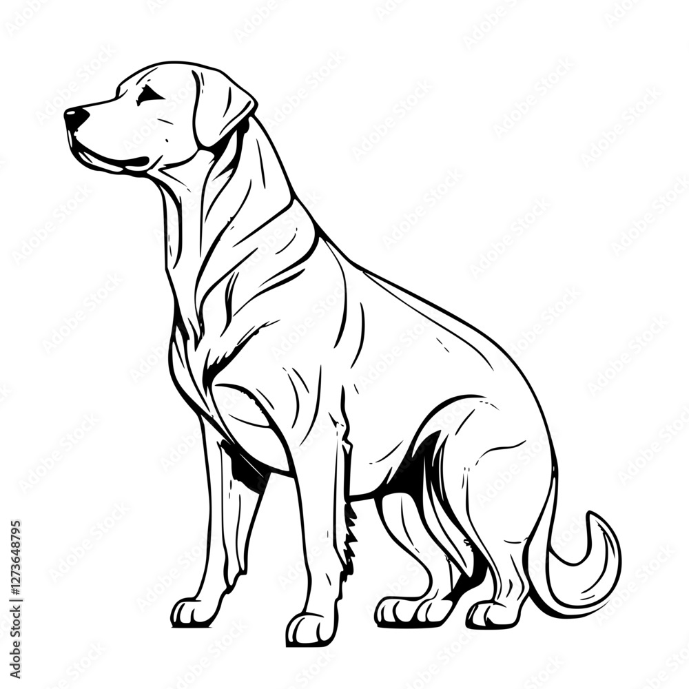 Fototapeta premium labrador retriever puppy