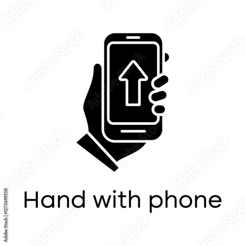 Hand with Phone – Representation of Digital Payments and Online Banking