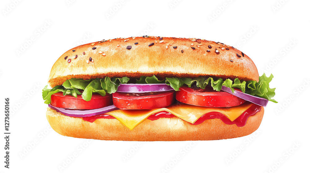 ham and cheese sandwich isolated on white transparent background PNG ham and cheese sandwich isolated on white transparent background PNG