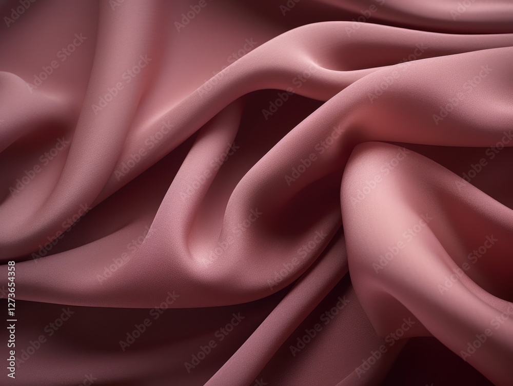 Fototapeta premium Soft, silky, abstract rose fabric background texture for fashion, interior design, luxury concept