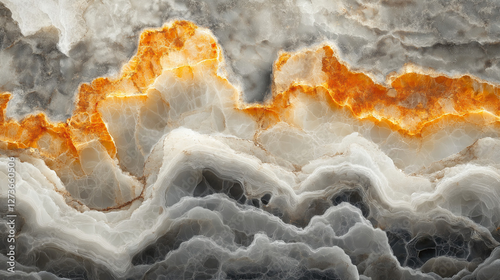 Intricate patterns of agate reveal stunning layers of cream, gray, and amber hues, reflecting a tranquil beauty found in nature's artistry. Perfectly illuminated by soft sunlight Intricate patterns of agate reveal stunning layers of cream, gray, and amber hues, reflecting a tranquil beauty found in nature's artistry. Perfectly illuminated by soft sunlight